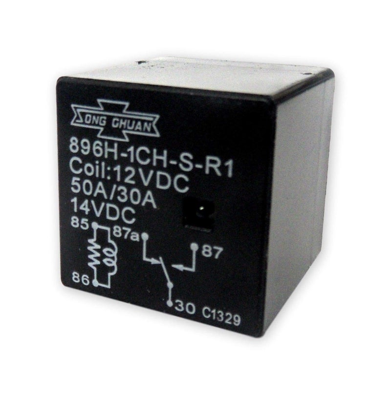 Song Chuan 896H-1CH-S-R1 Automotive Relay Quick Connect 12VDC 50AMP - Image 5